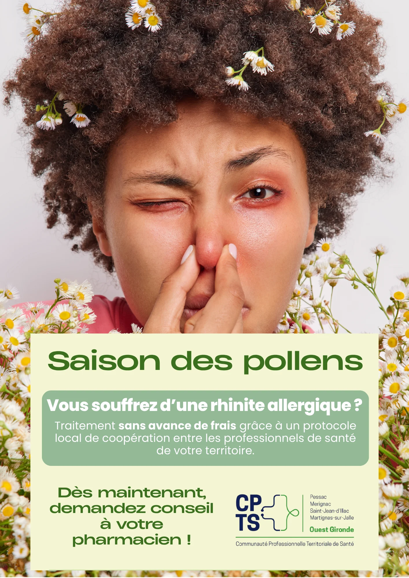 Vous souffrez d'une rhinite allergique ?
