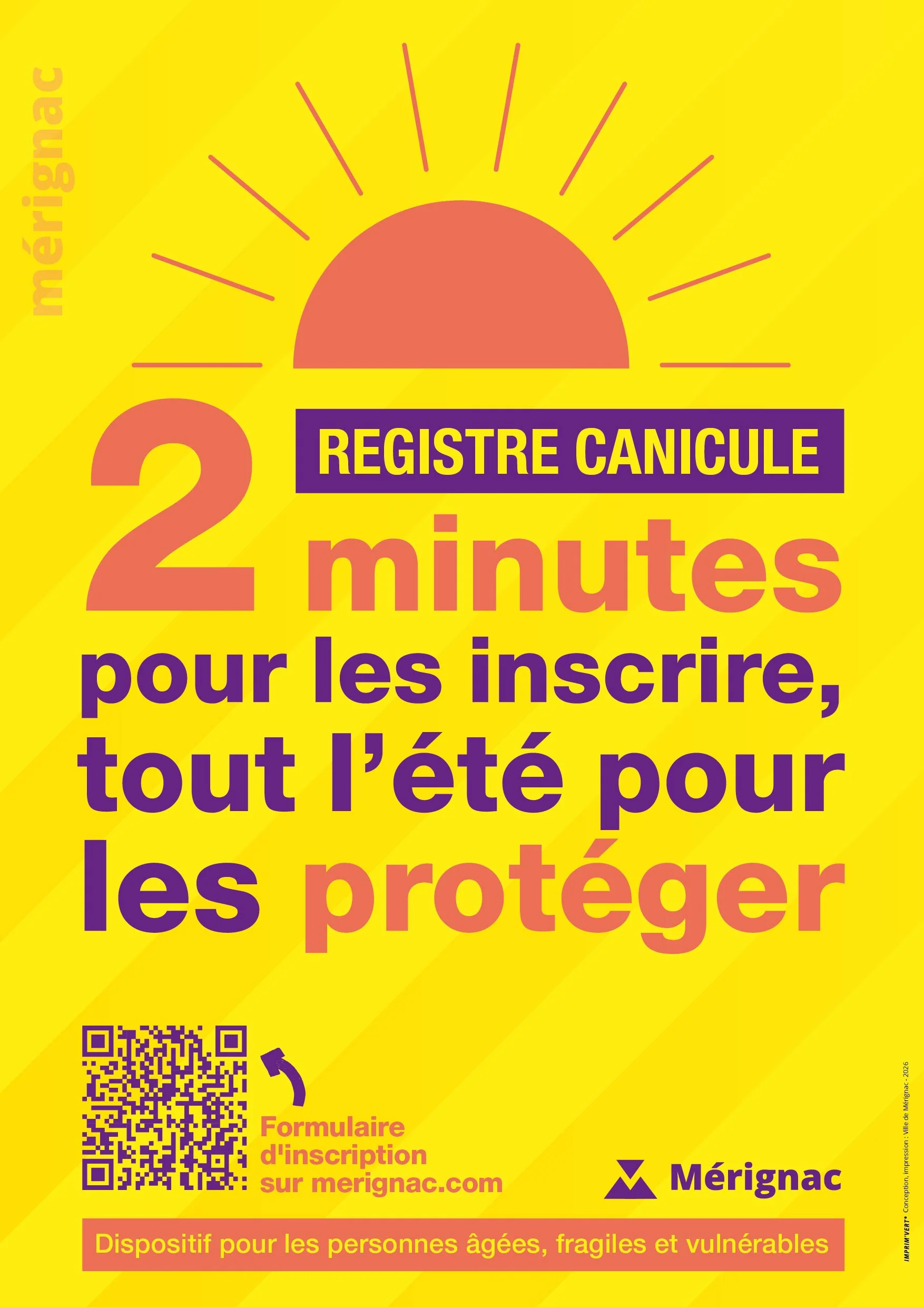 Registre canicule : protégeons les personnes fragiles